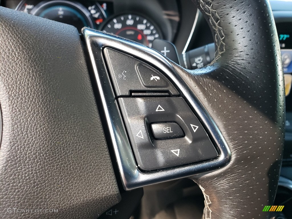 2018 Chevrolet Camaro SS Convertible Jet Black Steering Wheel Photo #133557200
