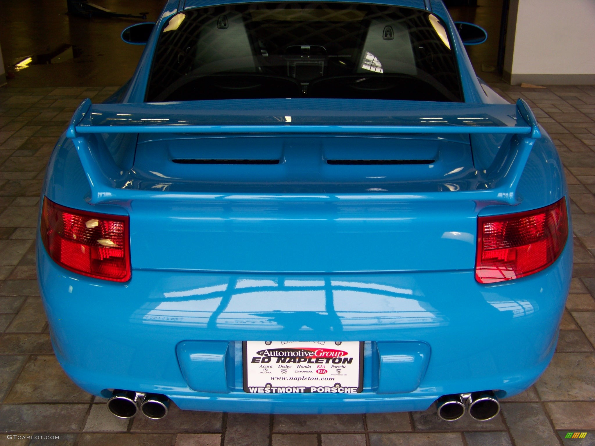 2008 911 Carrera S Coupe - Mexico Blue Paint to Sample / Black photo #3