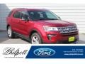 2018 Ruby Red Ford Explorer XLT  photo #1