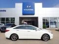 Shimmering White 2013 Hyundai Sonata Limited 2.0T