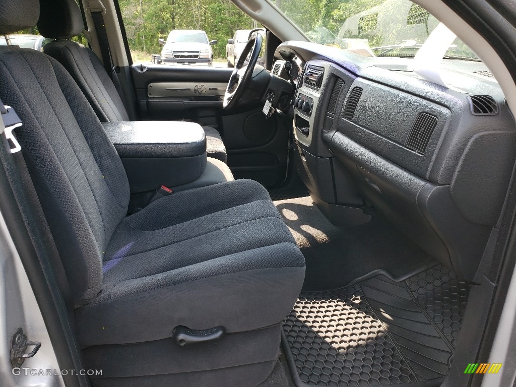 2002 Ram 1500 ST Quad Cab - Bright Silver Metallic / Dark Slate Gray photo #11