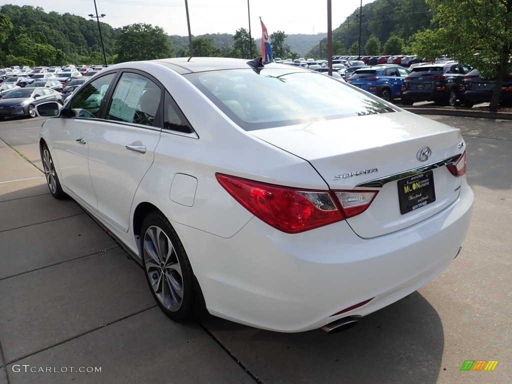 2013 Sonata Limited 2.0T - Shimmering White / Camel photo #5
