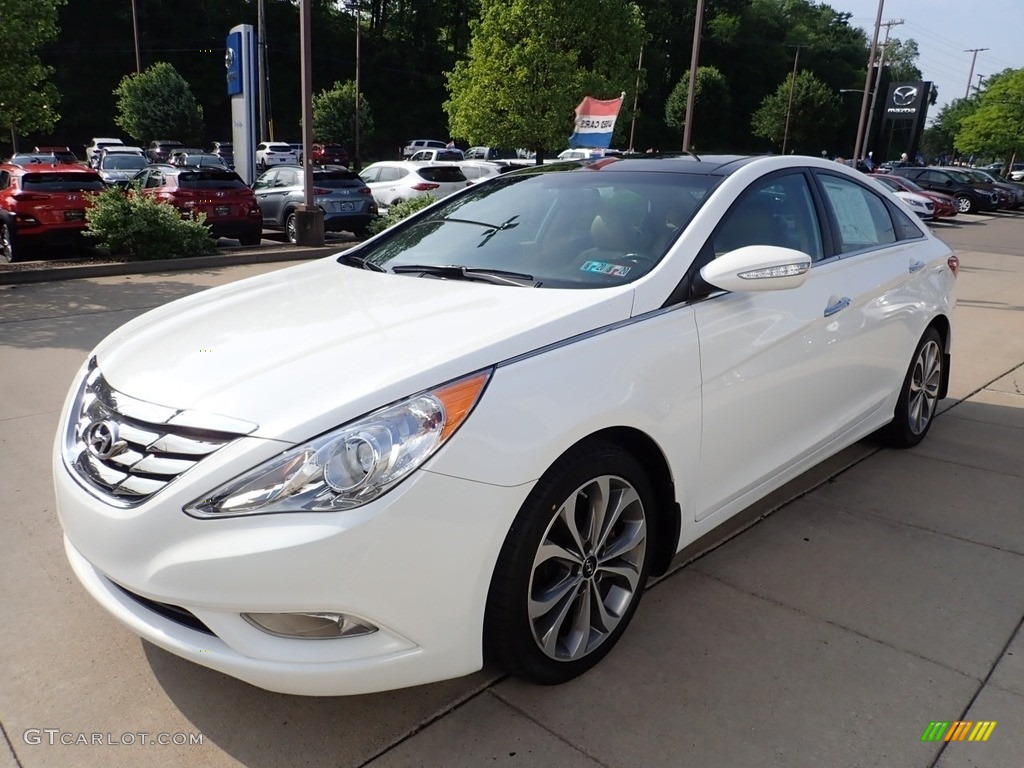 2013 Sonata Limited 2.0T - Shimmering White / Camel photo #7
