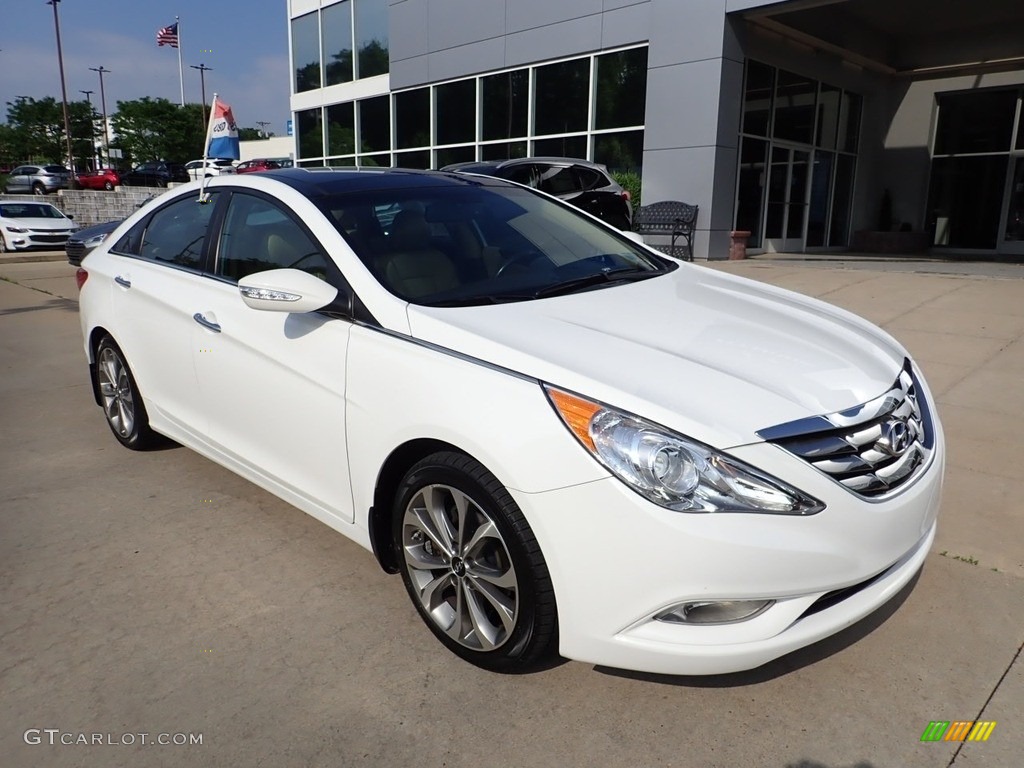 2013 Sonata Limited 2.0T - Shimmering White / Camel photo #9