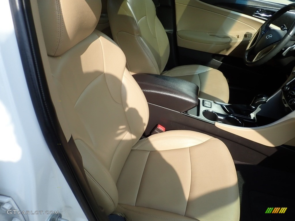2013 Sonata Limited 2.0T - Shimmering White / Camel photo #11