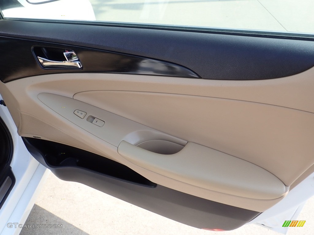 2013 Sonata Limited 2.0T - Shimmering White / Camel photo #13
