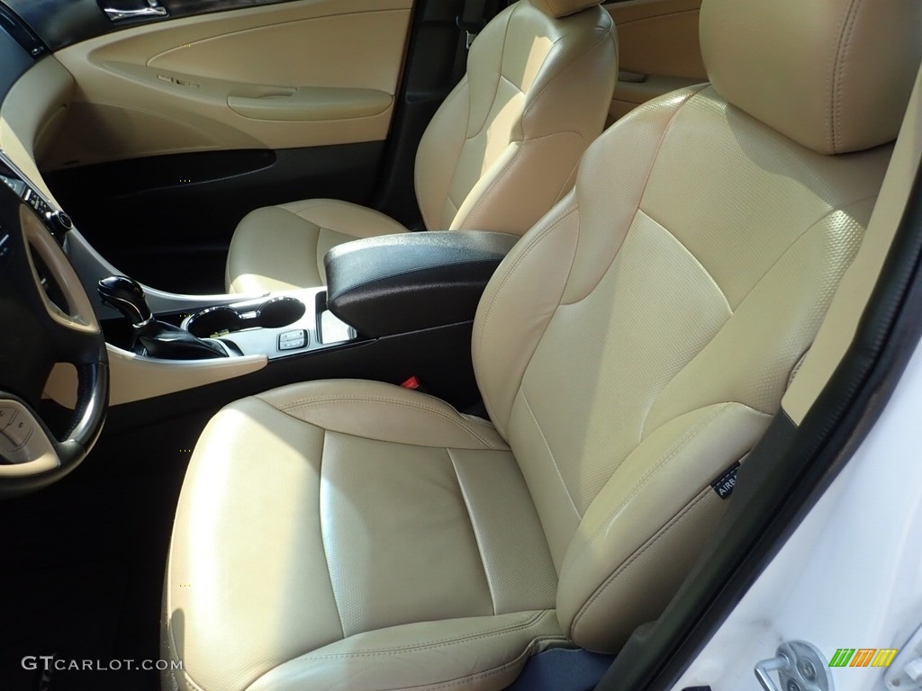 2013 Sonata Limited 2.0T - Shimmering White / Camel photo #15