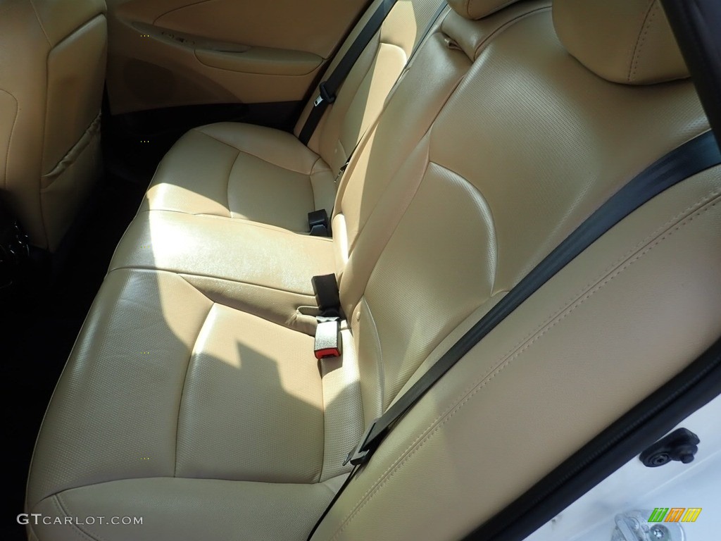 2013 Sonata Limited 2.0T - Shimmering White / Camel photo #16