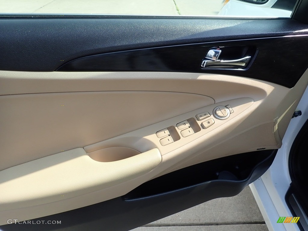 2013 Sonata Limited 2.0T - Shimmering White / Camel photo #18