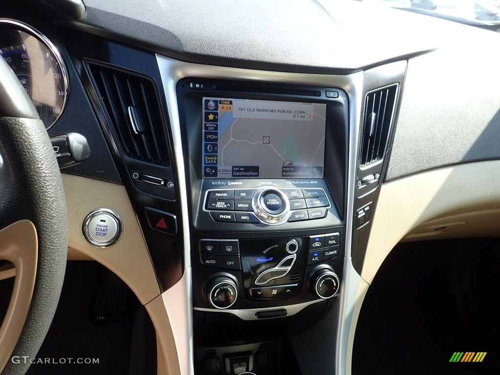 2013 Sonata Limited 2.0T - Shimmering White / Camel photo #22
