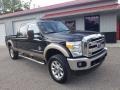 2011 Tuxedo Black Metallic Ford F250 Super Duty Lariat Crew Cab 4x4  photo #2