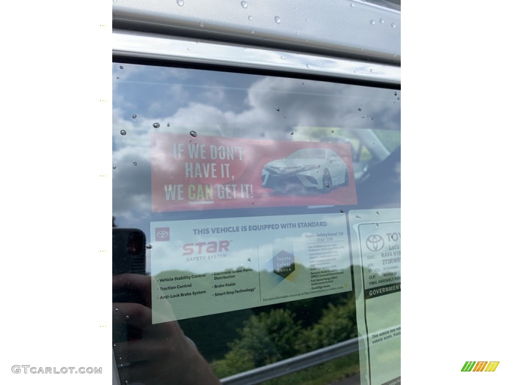 2019 RAV4 XLE AWD Hybrid - Silver Sky Metallic / Light Gray photo #24
