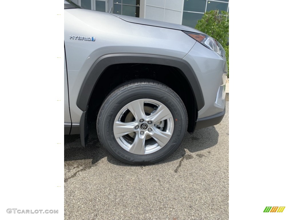2019 RAV4 XLE AWD Hybrid - Silver Sky Metallic / Light Gray photo #34