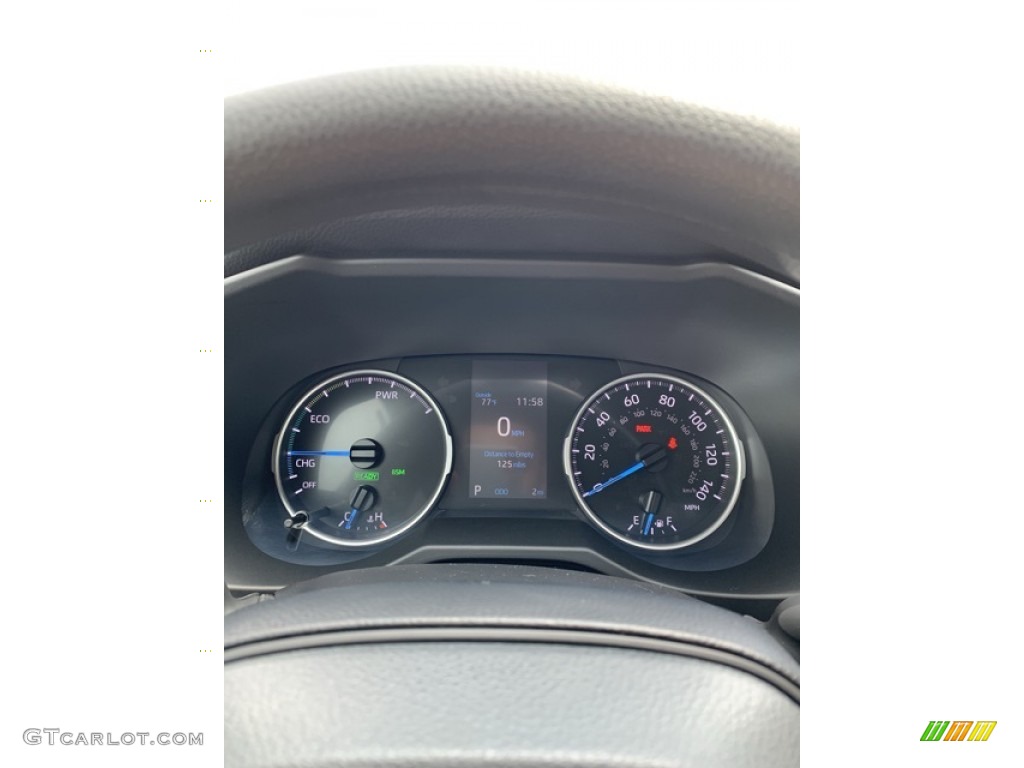2019 RAV4 XLE AWD Hybrid - Silver Sky Metallic / Light Gray photo #35