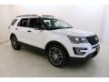 2017 White Platinum Ford Explorer Sport 4WD  photo #1