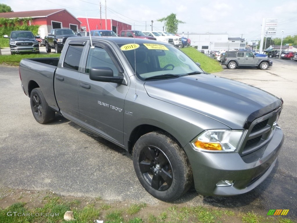 2012 Ram 1500 ST Quad Cab 4x4 - Mineral Gray Metallic / Dark Slate Gray/Medium Graystone photo #7