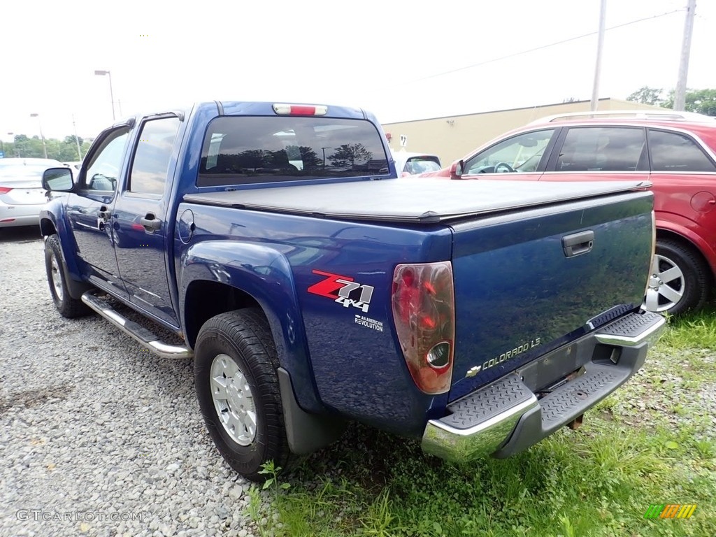 2005 Colorado LS Crew Cab 4x4 - Superior Blue Metallic / Very Dark Pewter photo #2