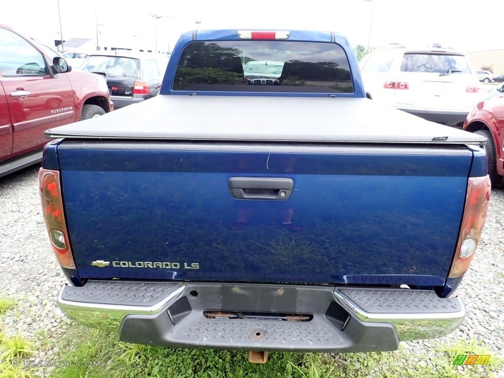 2005 Colorado LS Crew Cab 4x4 - Superior Blue Metallic / Very Dark Pewter photo #3