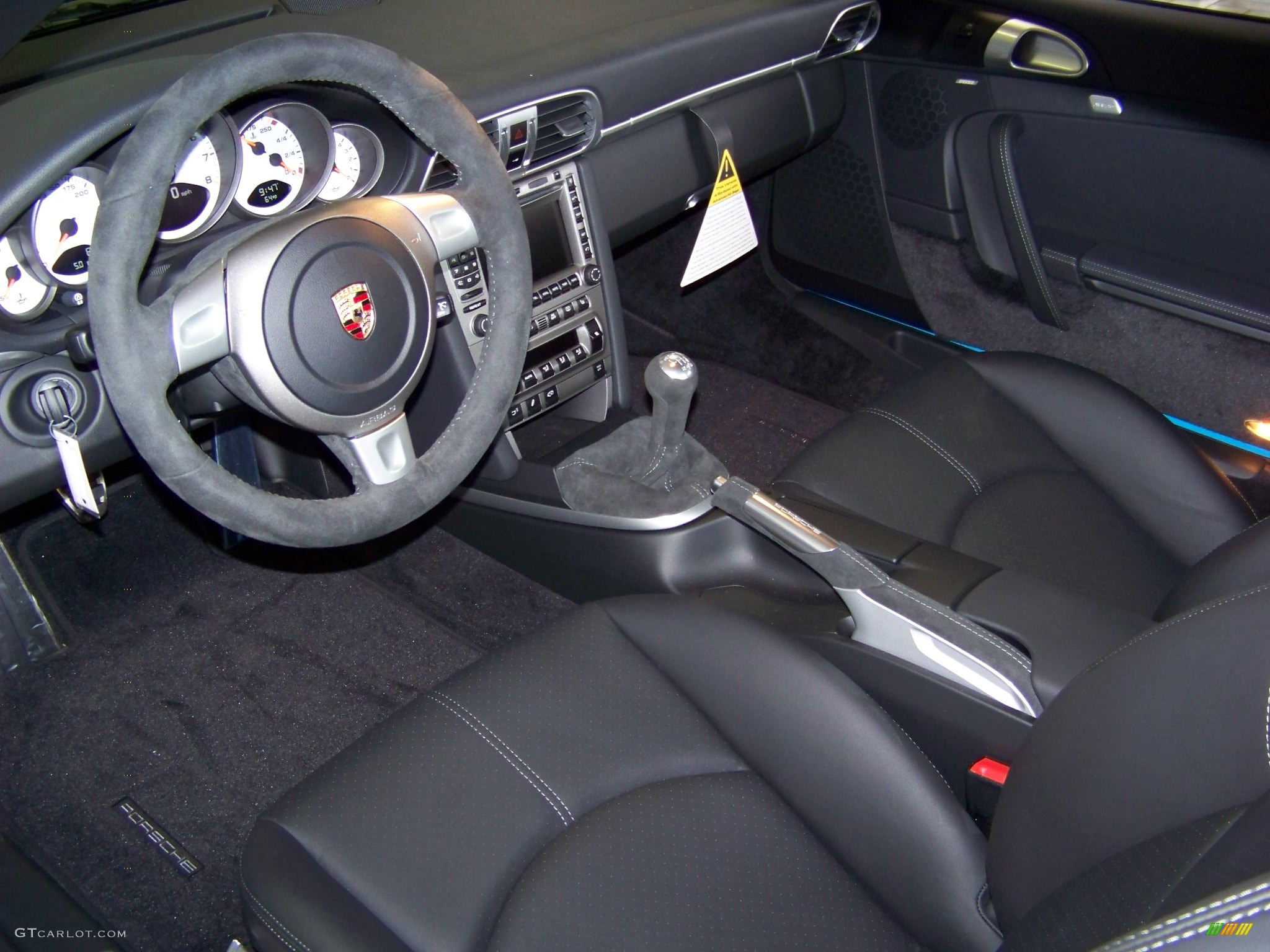 2008 911 Carrera S Coupe - Mexico Blue Paint to Sample / Black photo #4