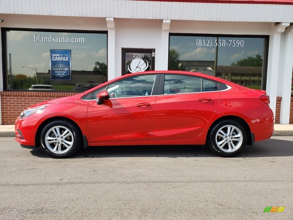2017 Cruze LT - Red Hot / Jet Black photo #1