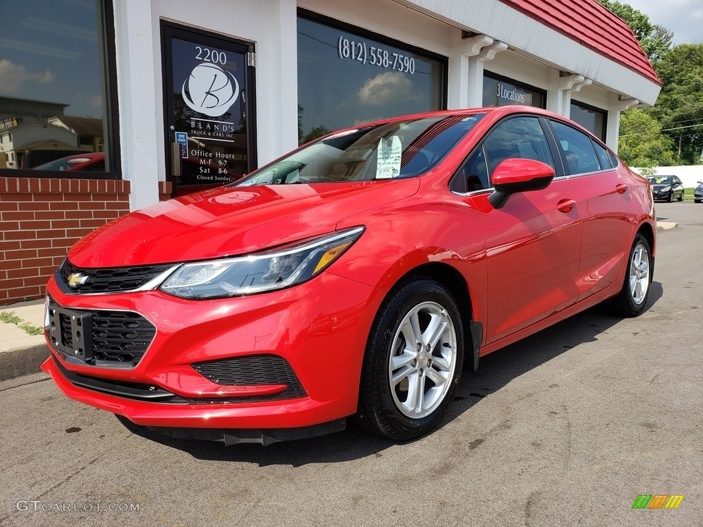 2017 Cruze LT - Red Hot / Jet Black photo #2