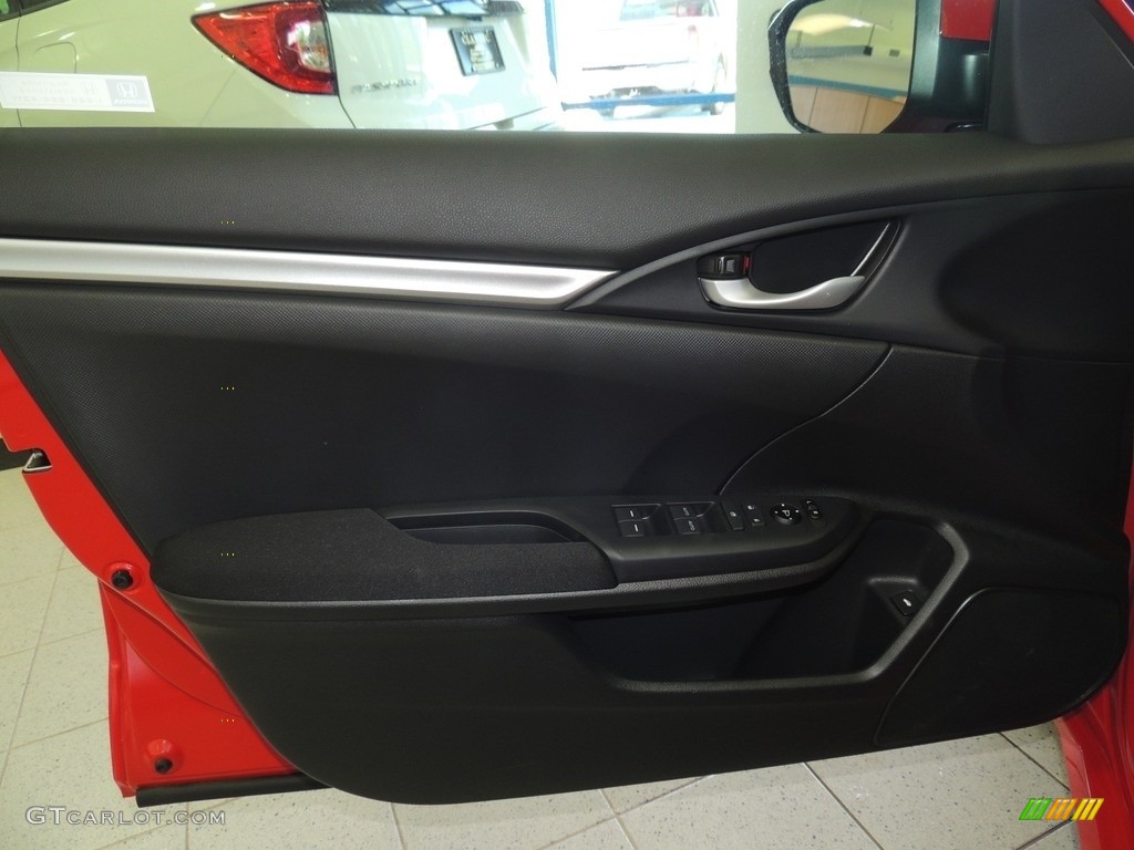 2019 Civic LX Sedan - Rallye Red / Black photo #9