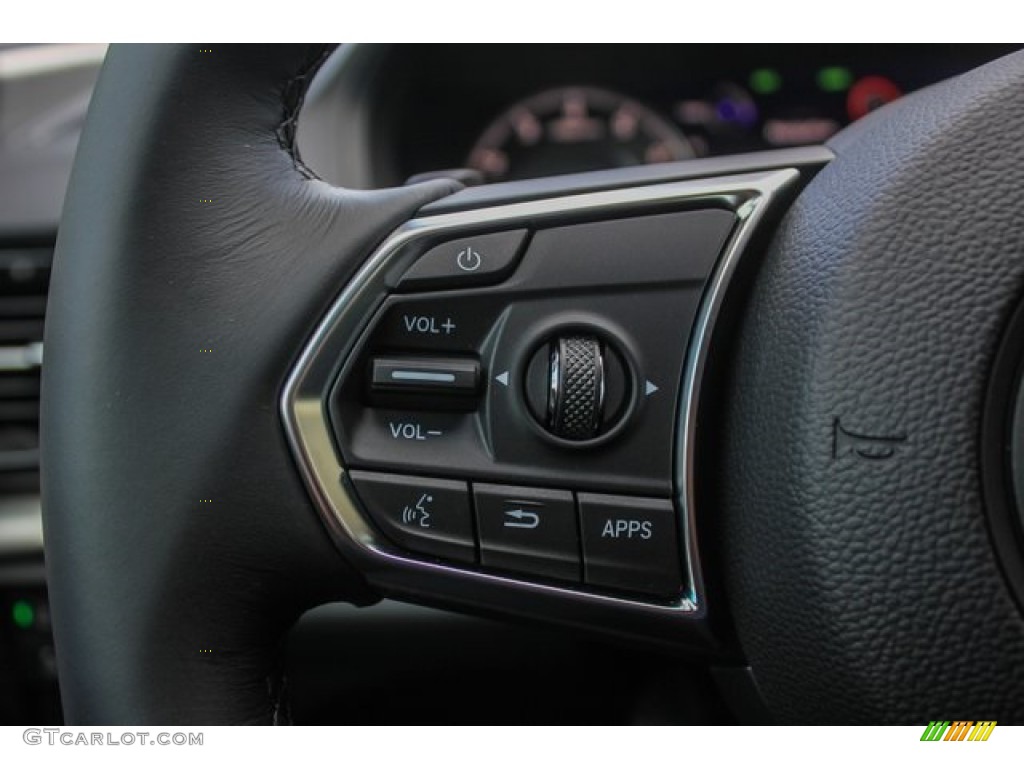 2020 Acura RDX Technology Ebony Steering Wheel Photo #133574371