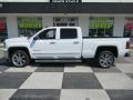 Summit White - Sierra 1500 SLT Crew Cab 4WD Photo No. 1