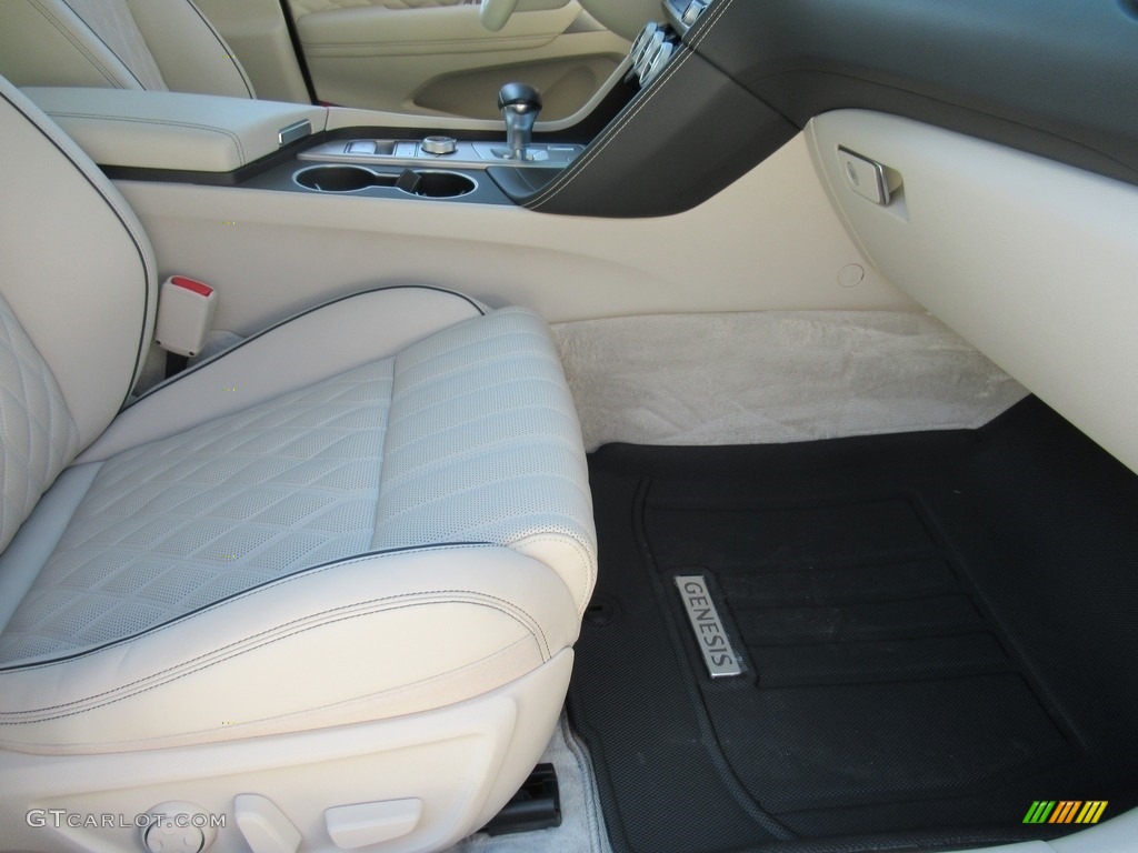 Cream Interior 2019 Hyundai Genesis G70 RWD Photo #133575544