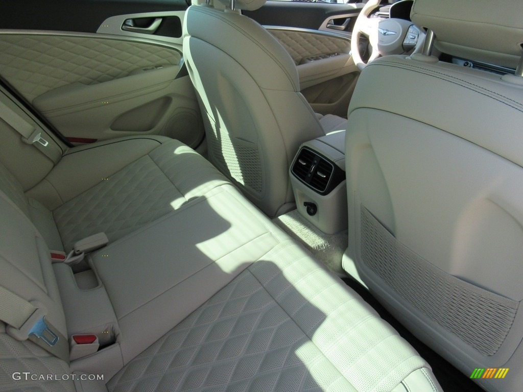 Cream Interior 2019 Hyundai Genesis G70 RWD Photo #133575553
