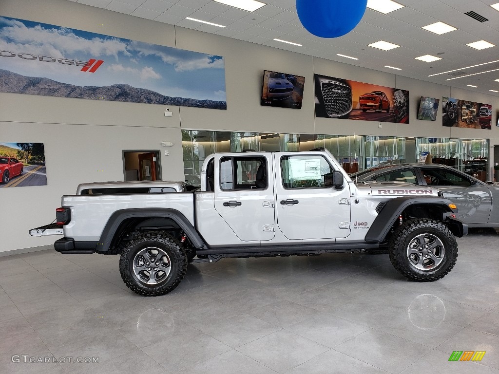 Billet Silver Metallic 2020 Jeep Gladiator Rubicon 4x4 Exterior Photo #133576159