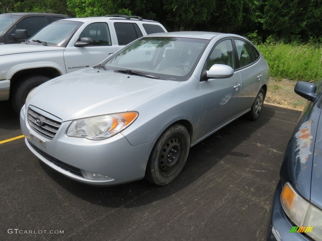 2008 Elantra GLS Sedan - QuickSilver Metallic / Gray photo #4