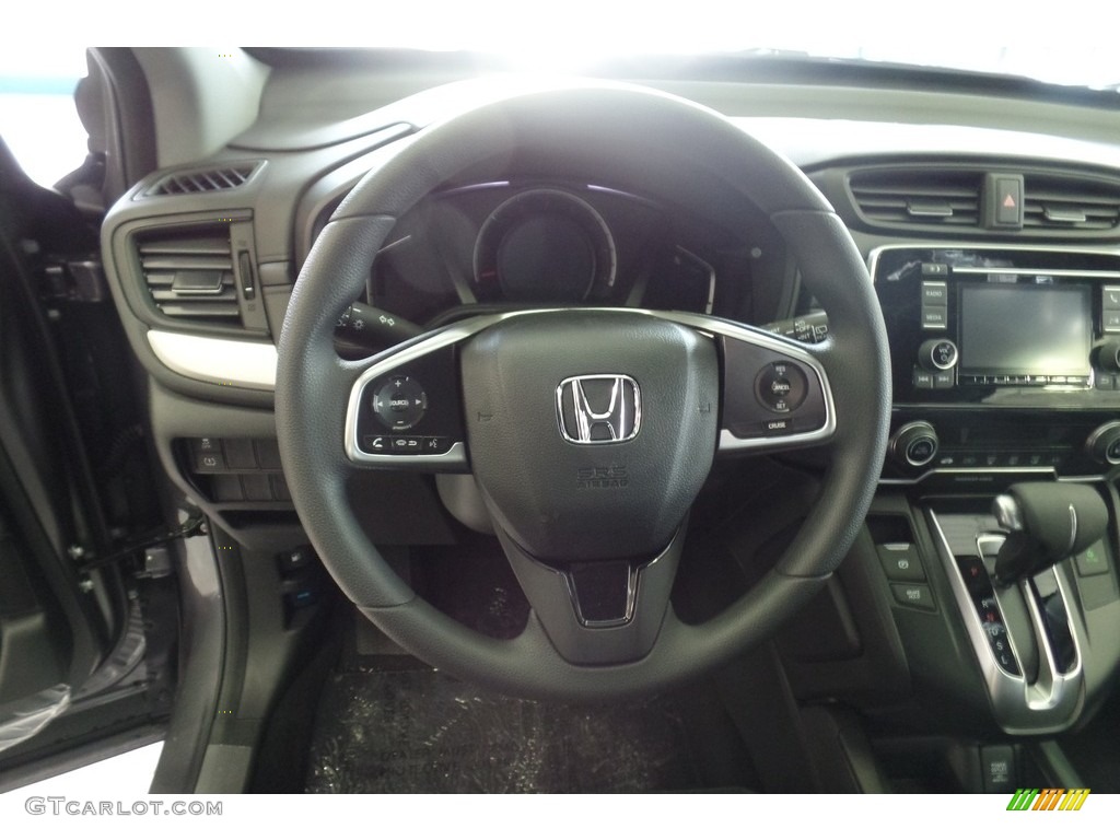 2019 CR-V LX AWD - Modern Steel Metallic / Black photo #15