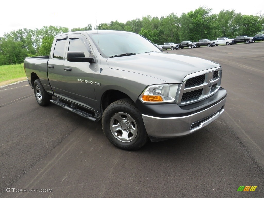 2012 Ram 1500 ST Quad Cab 4x4 - Mineral Gray Metallic / Dark Slate Gray/Medium Graystone photo #3