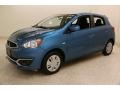 Sapphire Blue 2018 Mitsubishi Mirage ES Exterior