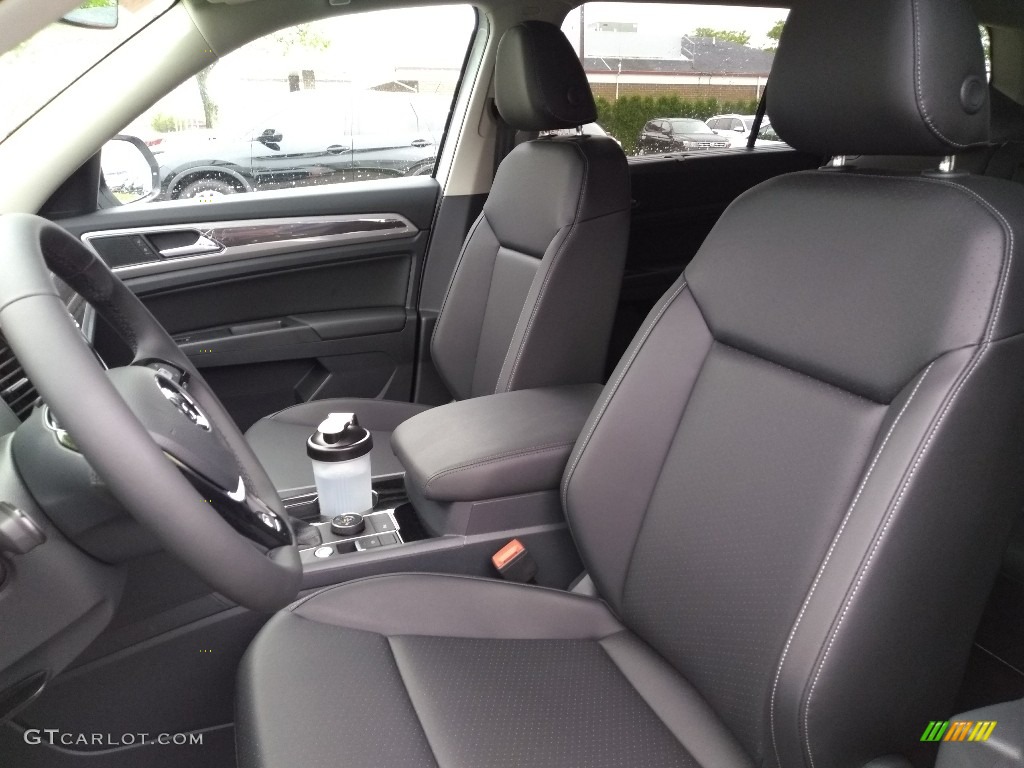 Titan Black Interior 2019 Volkswagen Atlas SEL R-Line 4Motion Photo #133579585