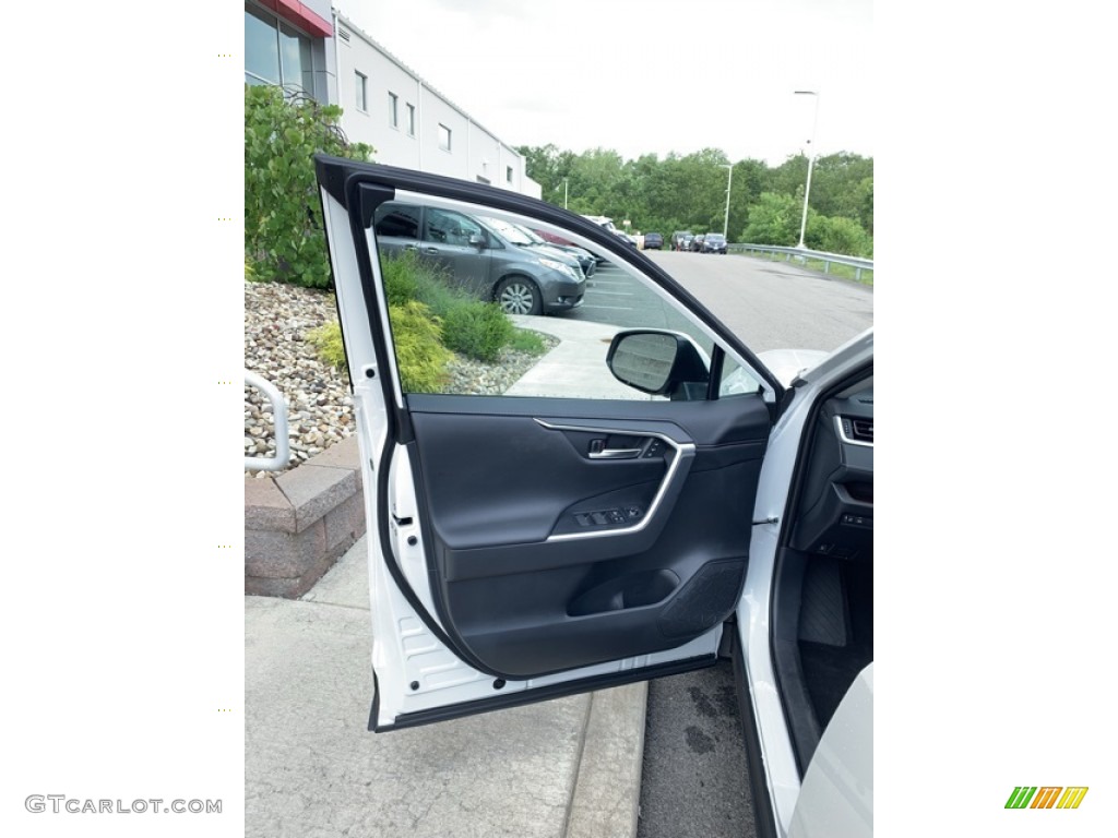 2019 RAV4 Limited AWD Hybrid - Blizzard White Pearl / Black photo #8