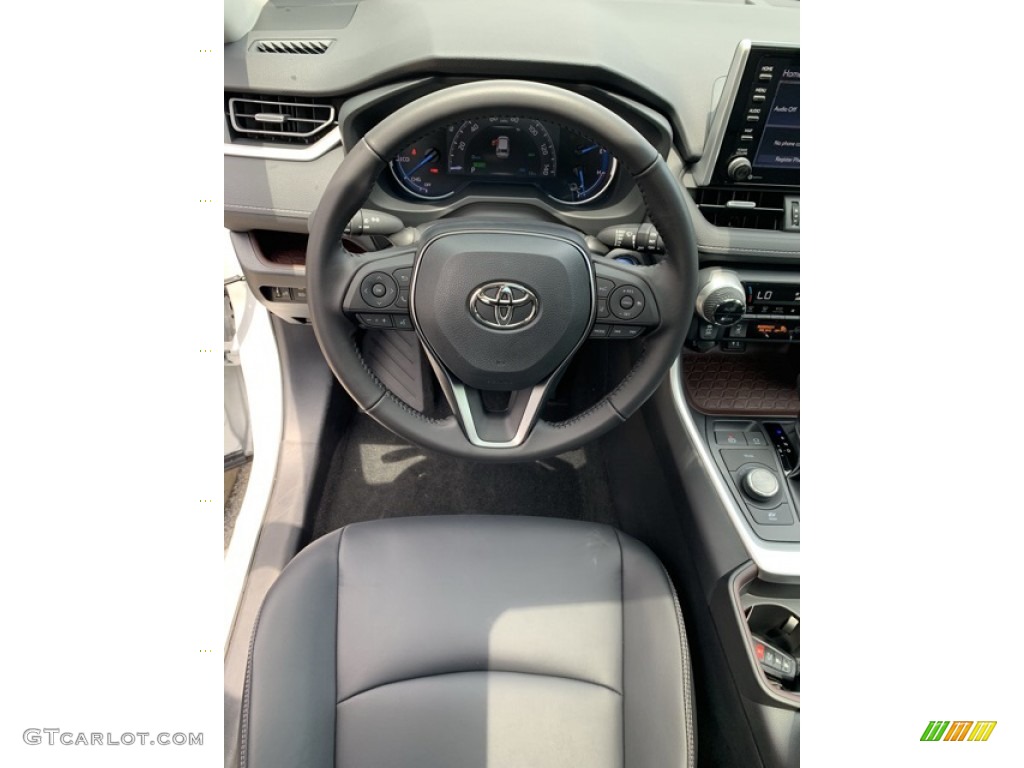 2019 RAV4 Limited AWD Hybrid - Blizzard White Pearl / Black photo #11