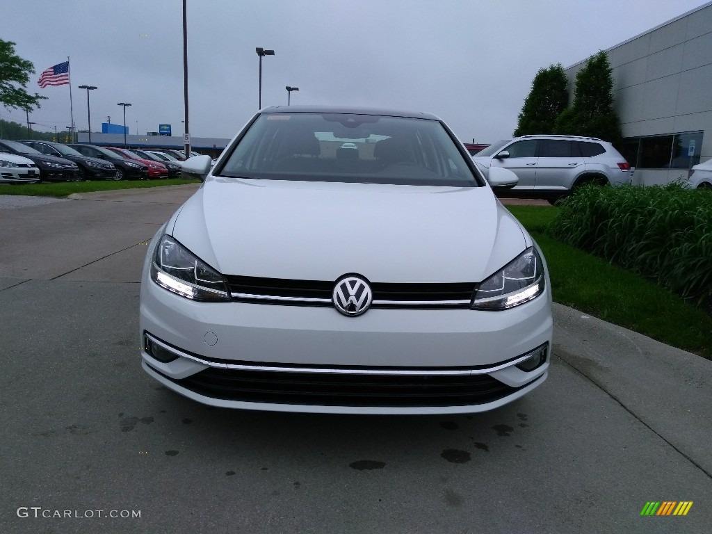 Pure White 2019 Volkswagen Golf SE Exterior Photo #133579969