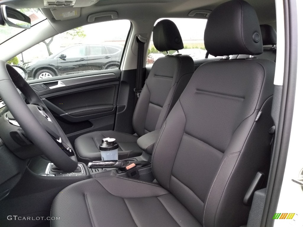 Titan Black Interior 2019 Volkswagen Golf SE Photo #133579999