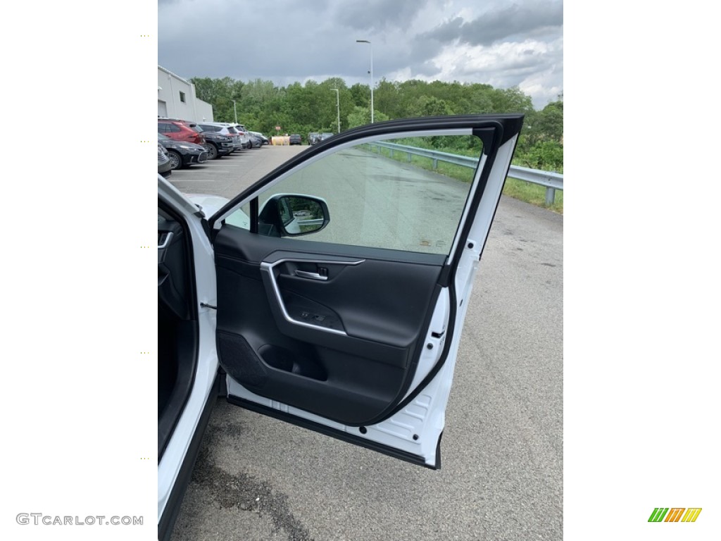2019 RAV4 Limited AWD Hybrid - Blizzard White Pearl / Black photo #31