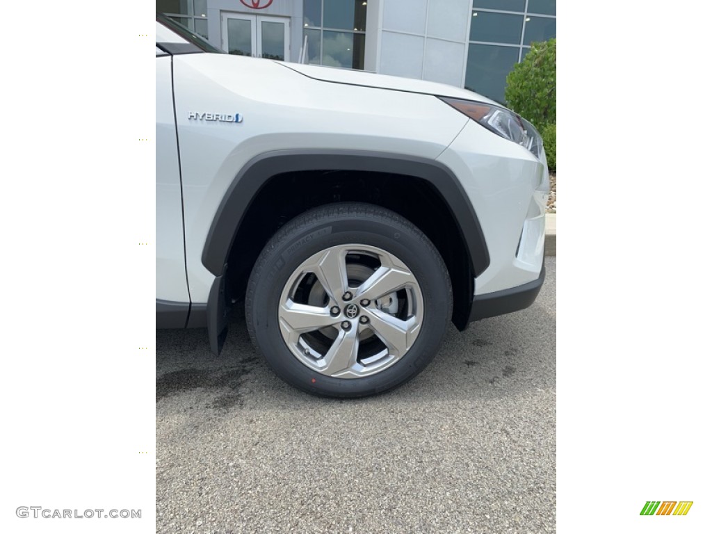 2019 RAV4 Limited AWD Hybrid - Blizzard White Pearl / Black photo #36