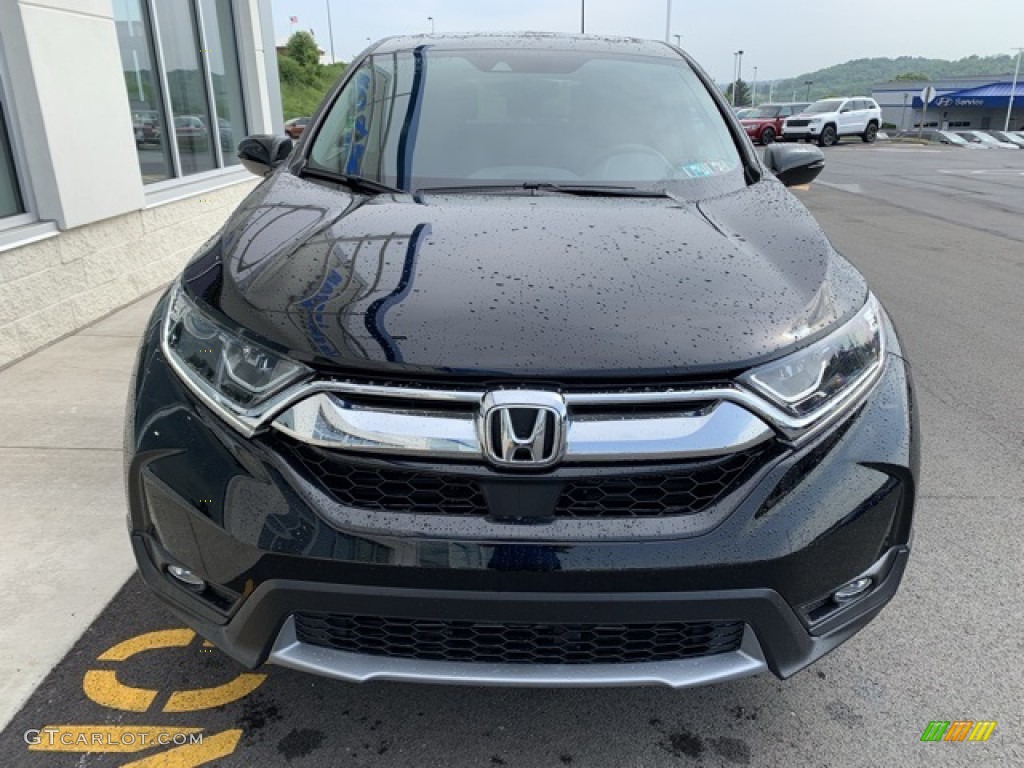 2019 CR-V EX AWD - Crystal Black Pearl / Black photo #3