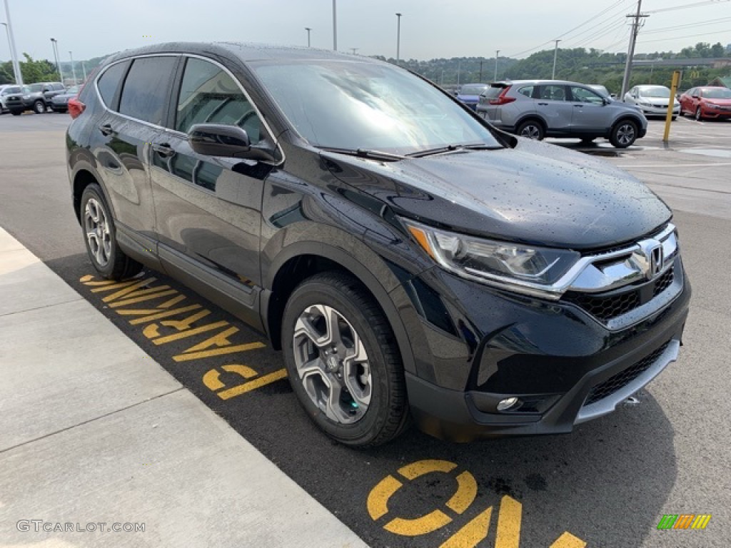 2019 CR-V EX AWD - Crystal Black Pearl / Black photo #4