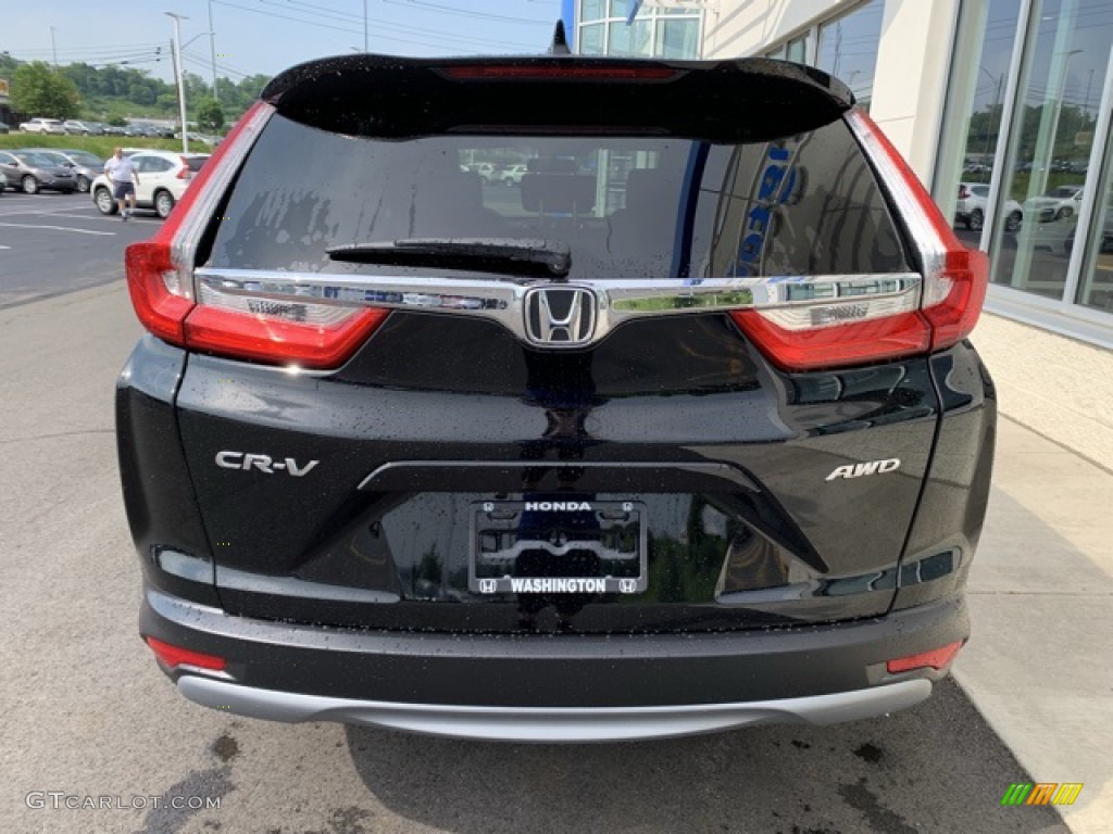 2019 CR-V EX AWD - Crystal Black Pearl / Black photo #6