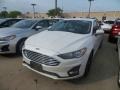 White Platinum 2019 Ford Fusion SE