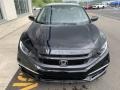 2019 Crystal Black Pearl Honda Civic LX Sedan  photo #3