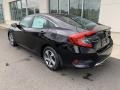 2019 Crystal Black Pearl Honda Civic LX Sedan  photo #7