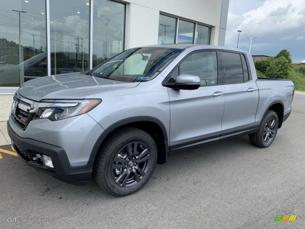 Lunar Silver Metallic 2019 Honda Ridgeline Sport AWD Exterior Photo #133582510