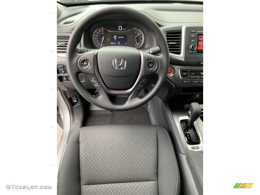 2019 Honda Ridgeline Sport AWD Black Steering Wheel Photo #133582732